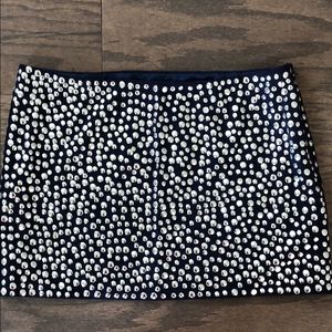 LaRok studded skirt in Navy